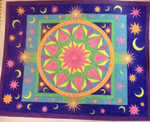 Virtues Affirmation Mandala Coloring Book