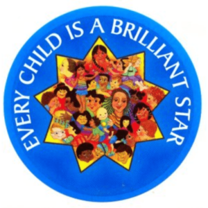 Every Child is a Brilliant Star Button