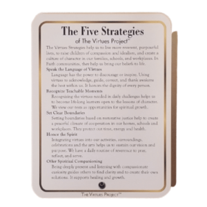 Family Virtues Cards - strategies
