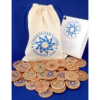 Character Coins with bag