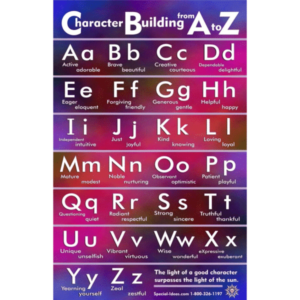 Character Building from A to Z Poster