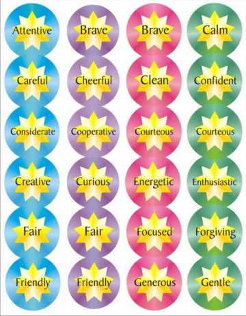 virtue star stickers