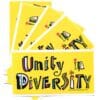 Unity in Diversity Bumper Sticker 5-pack