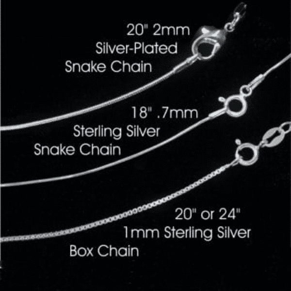 Sterling Silver Box Chain – 24″