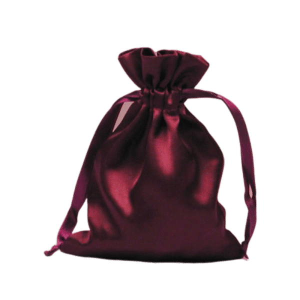 Small Satin Jewelry Pouch