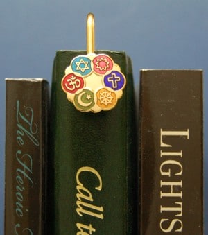 Cloisonne rod-style Interfaith Bookmark