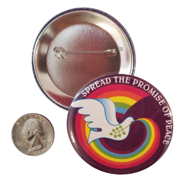 Spread the promise of peace Button