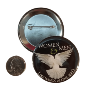 Equality of Women and Men Button