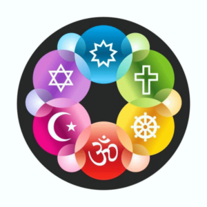 Interfaith Symbols Design Magnet