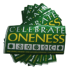 Celebrate Oneness removable bumper sticker - 10 pack