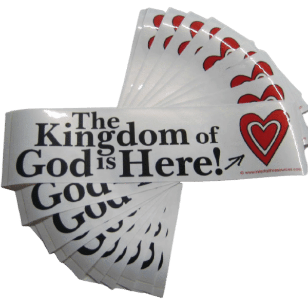 Kingdom of God removable bumper Sticker