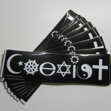 Coexist bumper sticker 10 pack