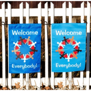 Welcome Everybody Garden, Yard or Door Flag