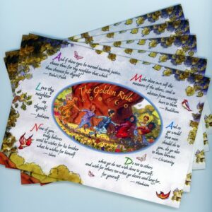 Dancing Children Golden Rule Card 5 pack
