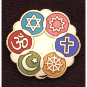 Color Cloisonne Interfaith Lapel Pins