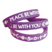 Peace Be With You Awareness Bracelet