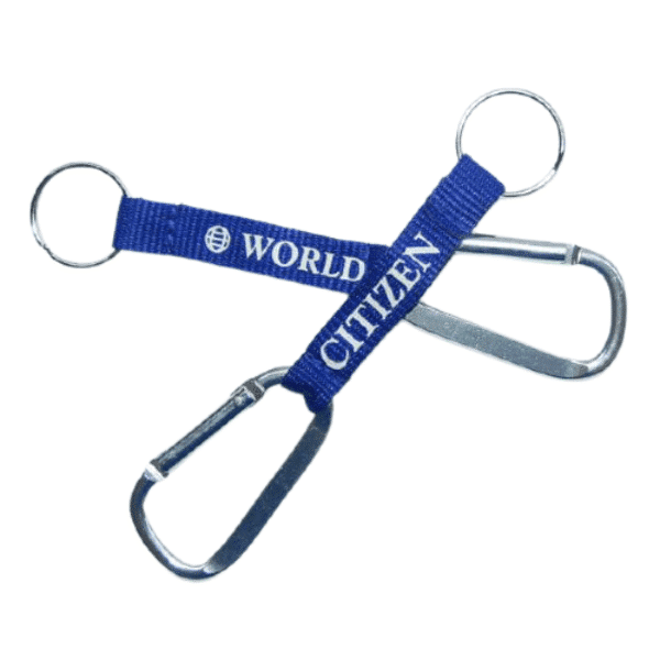 World Citizen Lanyard Keychain