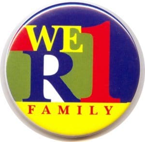 we r 1 family magnet
