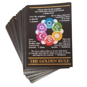 Multi-faith Golden Rule Postcards