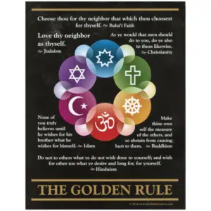 Interfaith Golden Rule Poster-Pamphlet