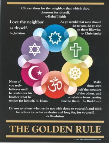 interfaith golden rule poster pamphlet