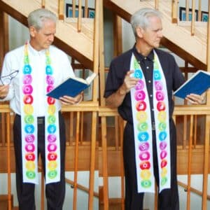 White Interaith Stoles / Vestments