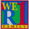 We are one family Stickers