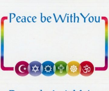 Peace be with you name tags