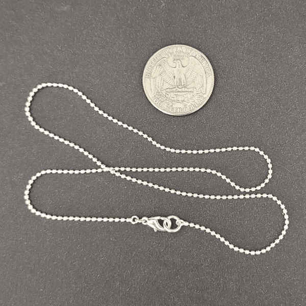 Silver Plated 16″ Ball Chain