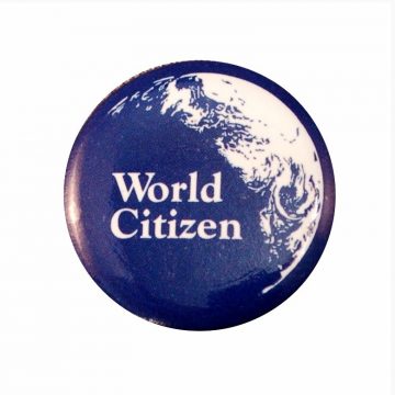 Affordable 1" Mini World Citizen Button