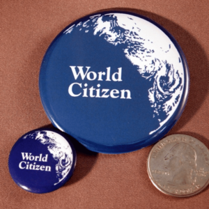 World Citizen Button