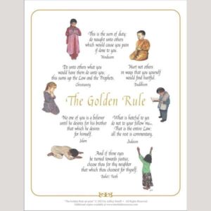 Classic Golden Rule Poster Pamphlet