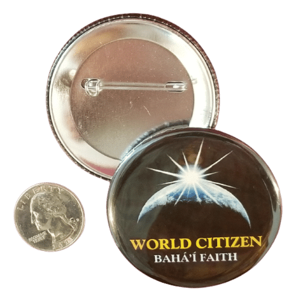 Bahai World Citizen Photo Button