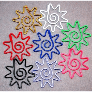 9-Pointed Star Craft Clips