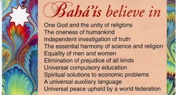 Bahais believe in - teaching card