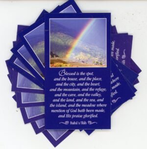 Blessed is the spot teaching card