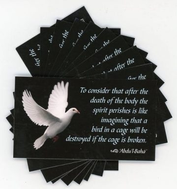 Afterlife of the soul - teaching card