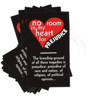 No Room for Prejudice – Teaching Card