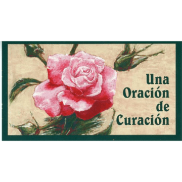 SPANISH Una Oracion de Curacion -(Healing Prayer) Teaching Cards - front