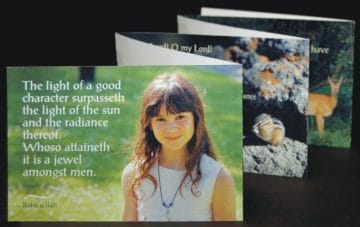 prayers for children postcard booklet