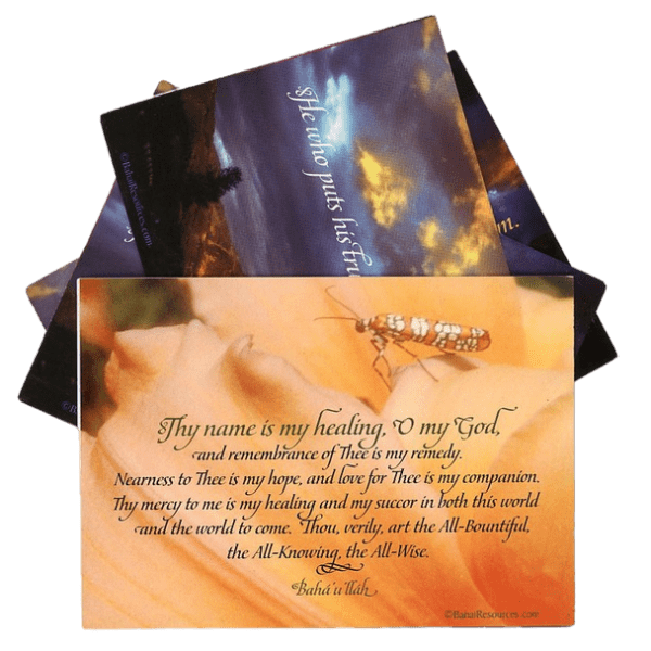 Healing and Assistance Prayer Postcard Booklet