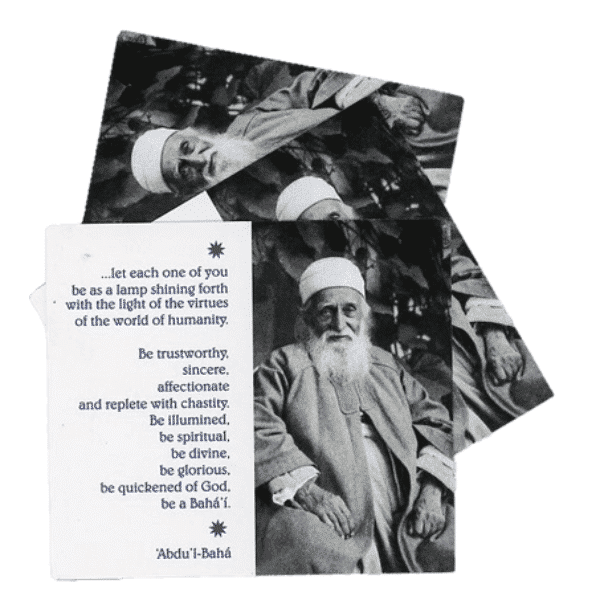 10 Abdu’l-Baha Photograph Folding Cards
