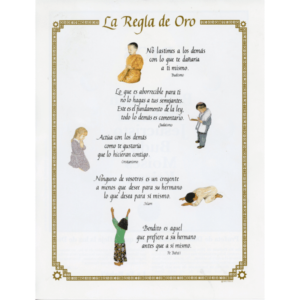 Spanish Golden Rule Poster Pamphlet