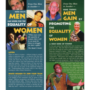 Equality of Men & Women Pamphlet front and back
