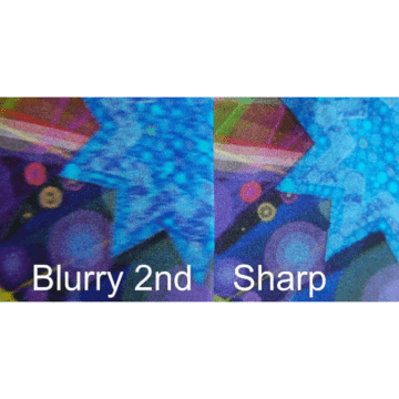 sharp vs blurry