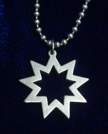 Steel Star Pendant with chain