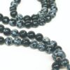 Snowflake Obsidian Bahai Prayer Beads