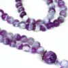 Chevron Amethyst Bahai Prayer Beads