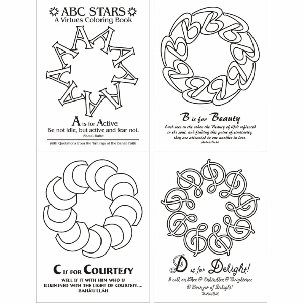 ABC STARS – A Virtues Coloring Book