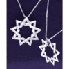 9-pointed Star Pendant in Sterling Silver (Small)